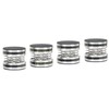 4PCS Aluminum Spring Speakers Spikes Isolation Stand Feet Pad Shockproof