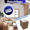 Hatschibox Maple Wood Handkerchief Box - Stylish Tissue Box Refillable