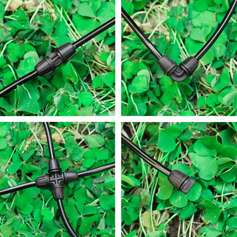 FOGWOWO 150 pieces 1/4 inch drip irrigation kits, garden hose