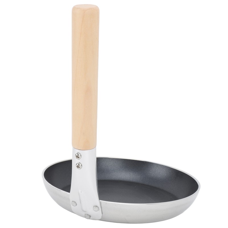 Black Non Stick Pan Household Frying Pan Portable Cooking Pan