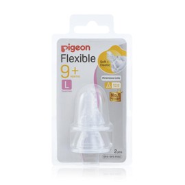 Pigeon Flexible Peristaltic Nipple L 2 Pack