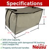 Neusu 200 Litre Jumbo Storage Bag with Zips - Heavy