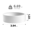 2 Pack Ceramic Bowls for Syrian Hamster & Hedgehog, 3.9"