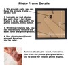 8x8 Picture Frame Set of 4 Black for Wall Hanging