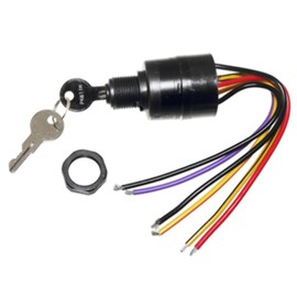 Pro Marine Key Switch, Ignition 6 Wire Compatible with Mercury