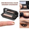 Sombra de Ojos de Doble Color,Paleta de Maquillaje de Ojos