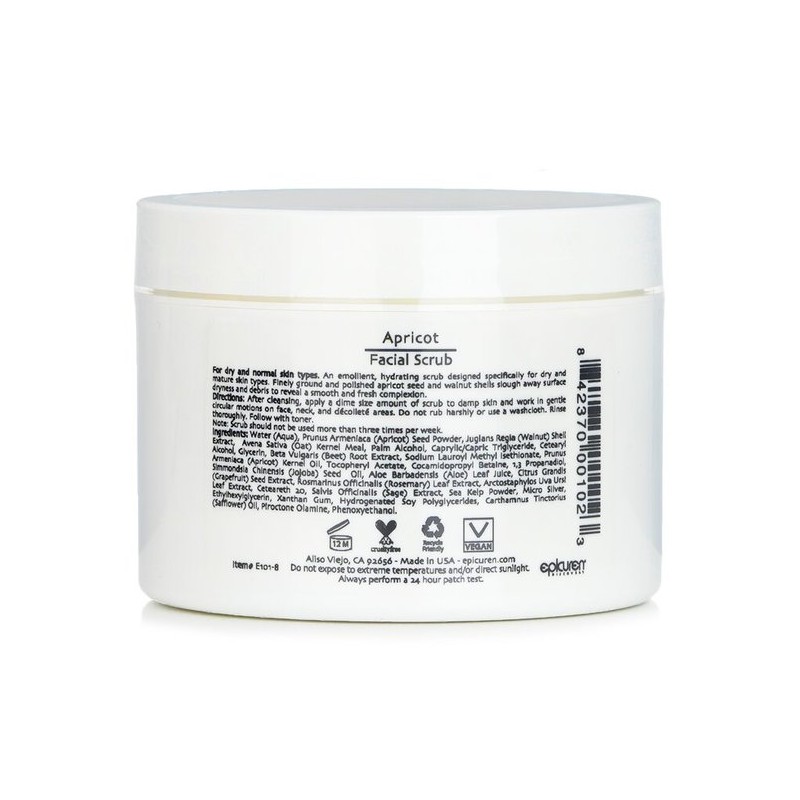 Strawberrynet Epicuren Apricot Facial Scrub (Salon Size) 236ml / 에피큐렌