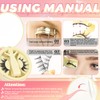 Ahrikiss Magnetic Eyelashes 1 Pair Reusable Magnetic Lashes with Applicator