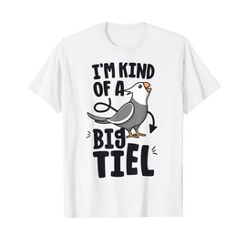I'm Kind Of A Big Tiel White Face Cockatiel Parrot Birb T-Shirt