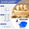 Psarnuk Chicken Waterer Cups (16 Pack/Blue) - DIY Automatic Large