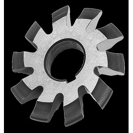 Involute Gear Cutter, 26 Diametral Pitch, 14.5°, Cutter #1, HSS by MDX