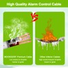 MOOKEERF 18/4 Alarm Wire Shielded Wire 100FT 18 AWG 4