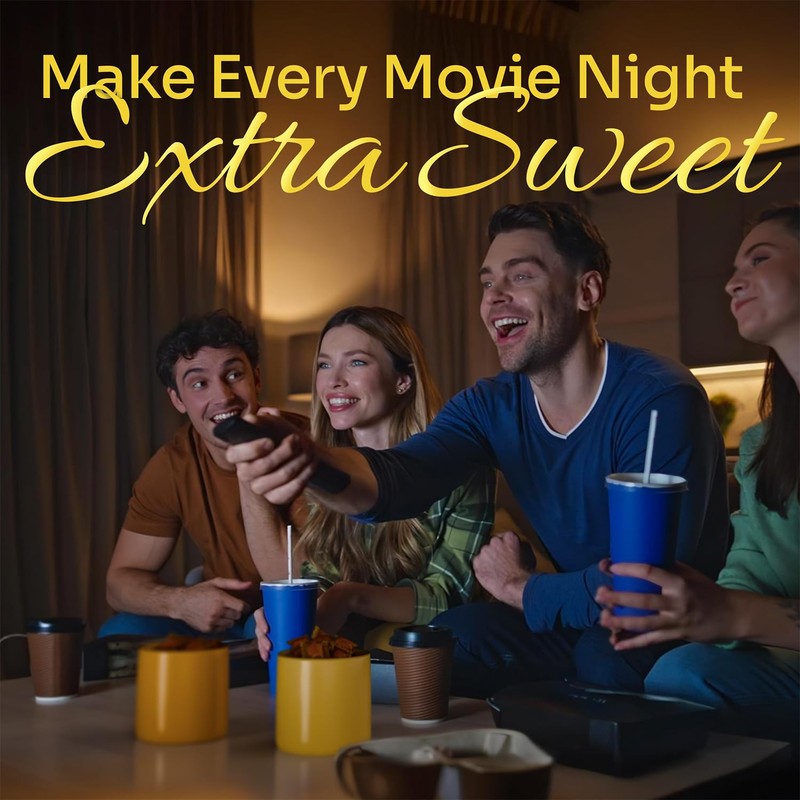 Snackathon Individually Wrapped Bulk Hard Candy Discs (2 Pound, Butterscotch)