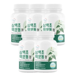 Pure Zoom Sambaekcho Macmundong Tablets 600mg 60 tablets 5 units / 순수한줌 삼백초 맥문동 정 600mg 60정 5개