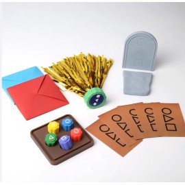 GAME Korean Folk Game Set, Squid Game Including Gonggi Game, Ddakji
