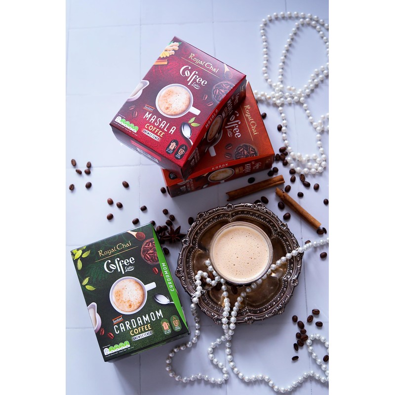 Royal Chai | Coffee Latte | Cardamom Coffee Unsweetened |10