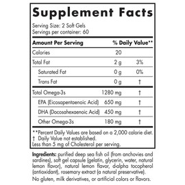 Nordic Naturals Ultimate Omega Lemon 120caps Fish Oils