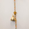 Beautiful Chime with Ten Polished Brass Bells about 1" High