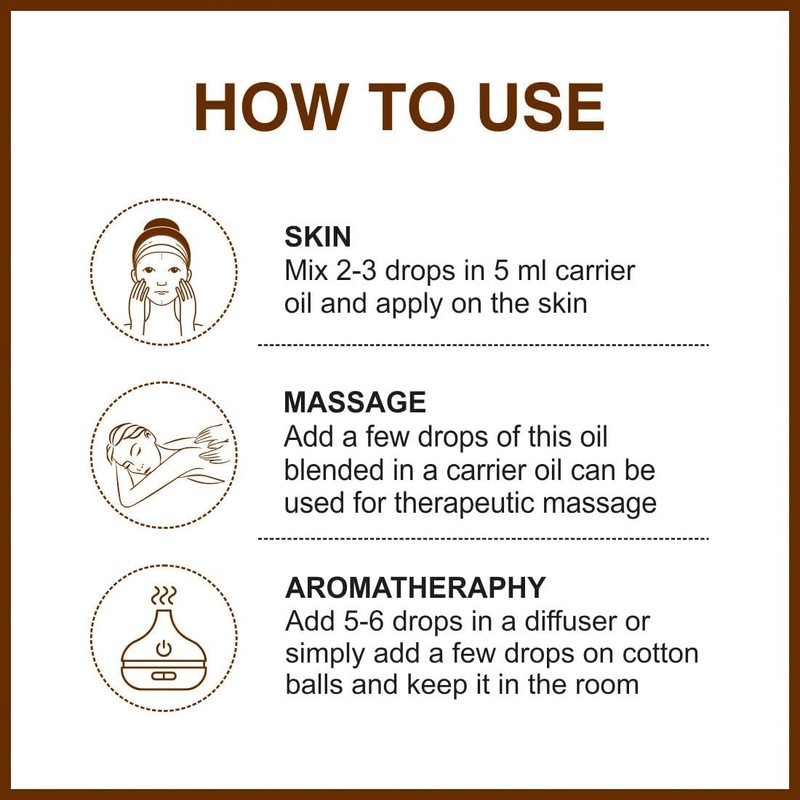 Generic Organic Mysore Sandalwood Essential Oil for Face, Skin, Chandan