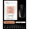 By Vixi 600 pieces MEDIUM ALMOND NAIL SET with FREE
