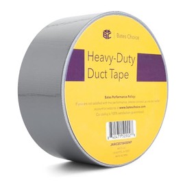 Bates- Duct Tape Heavy Duty, 2 Inch x 90 ft, Silver, Waterproof Tape for Outdoor Use, Easy Tear, Weather Resistant