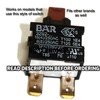 ALL PARTS ETC On Off Electric Power Switch for Most