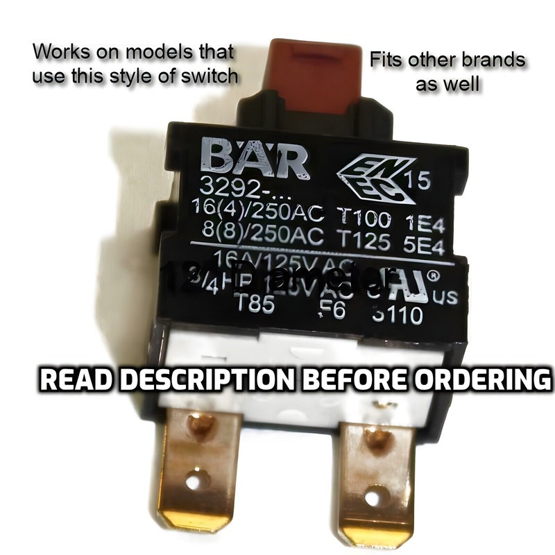 ALL PARTS ETC On Off Electric Power Switch for Most