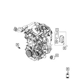 Mopar Genuine OEM Mopar Oil 5W30 2018-2024  (68523981AA) X1
