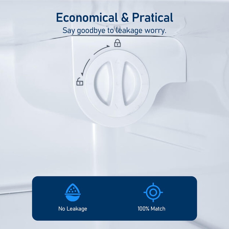 PERCOLA NS-WF26FD9-1/WF26FD9-1 Water Filter, Compatible with Insignia® NS-RFD26SS9, NS-RFD21CISS0, NS-RFD21CXSS0,