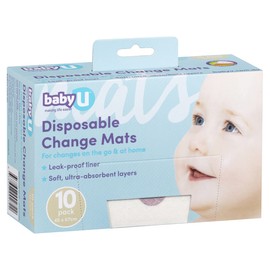 babyU Disposable Change Mats | Nappy Change On the Go