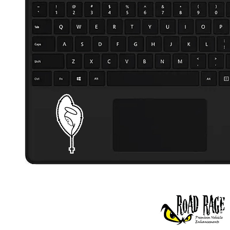 Bad Fish Custom Decals - 2 Pack Virgin Mary in