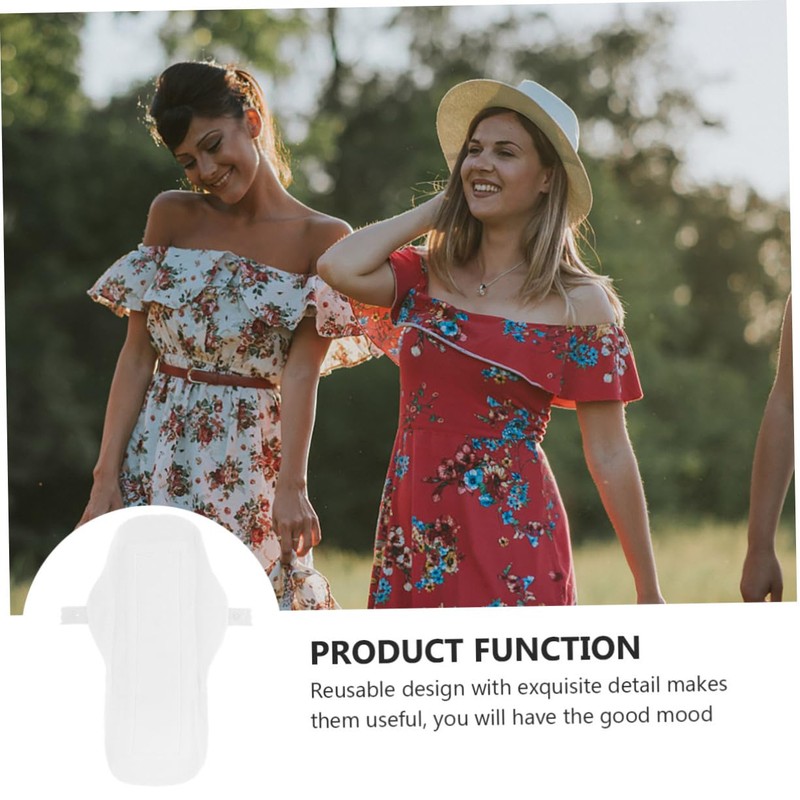 KOMBIUDA 100% Organic Cotton Reusable Sanitary Napkin 2 Pads Breathable