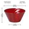 Omada Linea Diamond Design Bowl for Kitchen with Diamond Effect