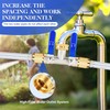 EJW 2 Way Faucet Splitter,Double Hose Connector,Garden Hose Splitters, Hose