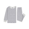 Petit Bateau Boys Pyjamas, White Marshmallow / Blue Tuxedo
