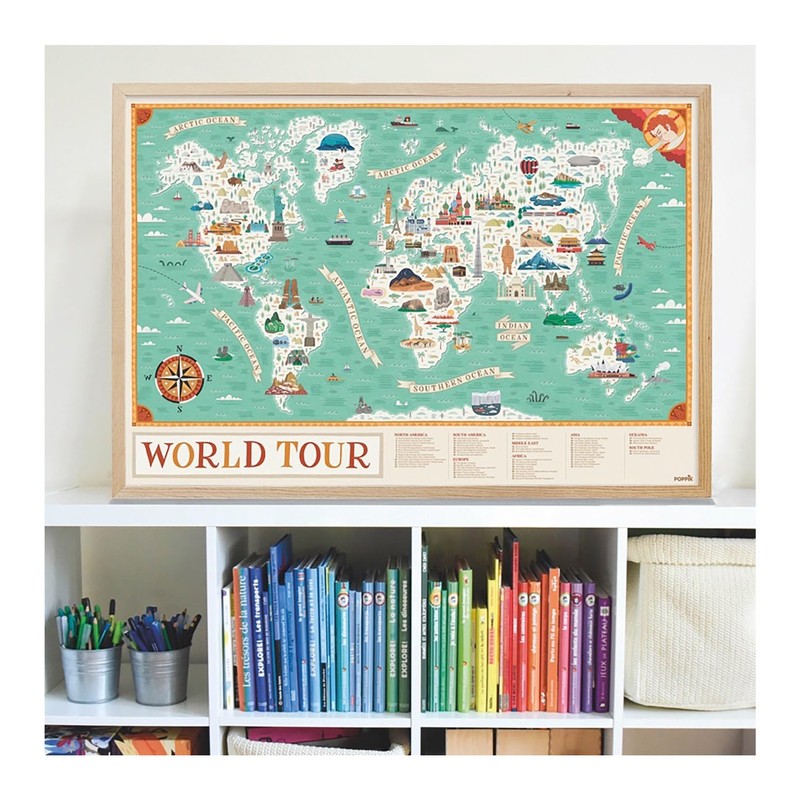Little Fellows Sticker Poster WORLD TOUR/POPPIK