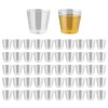 50-Piece Tasting Cups, Mini Shot Glasses, Plastic Cups, Party Supplies,