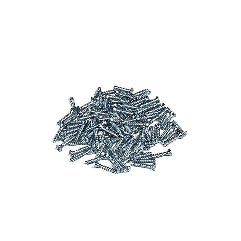 HUP Pack of 100 Steel Appliance Screws Flush-Mounted Box Phillips