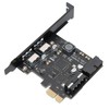 STW3002 PCI Express Card PCIE to USB3.0 20PIN Expansion Board