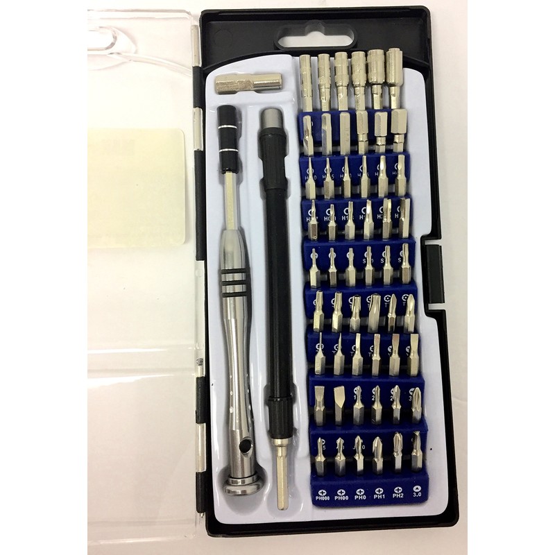 MaxWorks 80400 58-Piece Precision Screwdriver Set – 54 Magnetic Chrome