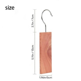 20 Pcs Cedar Blocks for Clothes Storage, 100% Natural Cedar Moth Repeller for Wardrobes, Closets, Drawers, Cupboards, Eco-Friendly Moth Repel