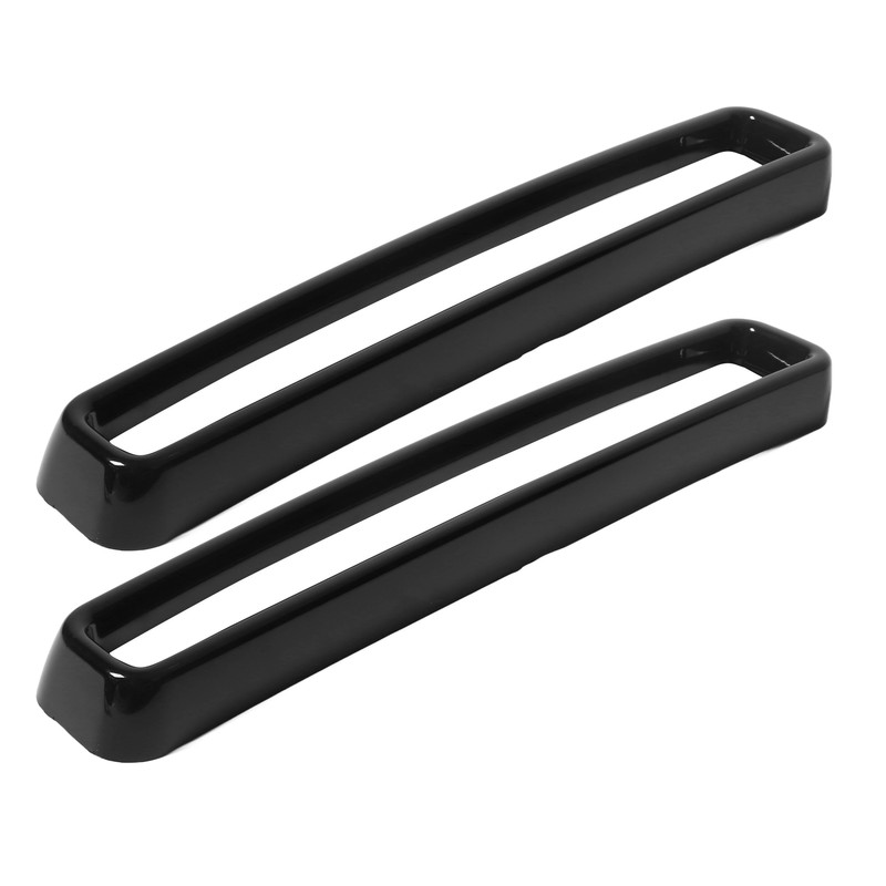Car Front Grille Trim Bright Black UV Protection Coating Replacement