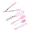 5Pcs/Set Silicone Kitchen Cooking Tool Scraper Eggs Beater Decorating Pen