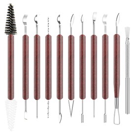 11PCS Clay Sculpting Tools Kit, Polymer Clay Tools for Pottery, Double-Head Ceramics Tool for Carving, Air Dry Clay, Pottery Kiln, Pottery Wheel, Shaping, Molding, Modeling, Adults, Students, Supplies