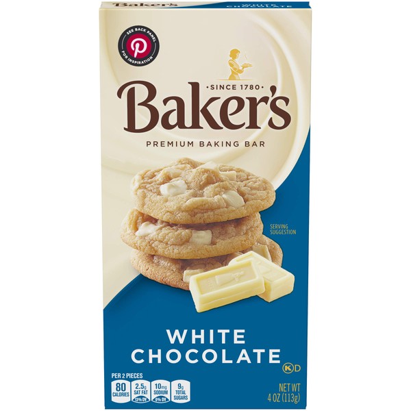 Baker's, Premium White Chocolate Baking Bar (4 oz Box)