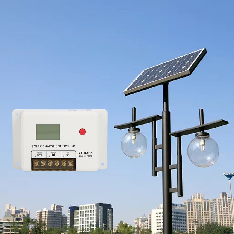 Solar Charge Controller Charging Parameters Adjustable MOS Circuit PWM Solar