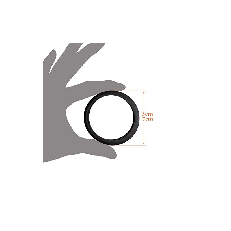 Rubber Caulking Gasket Fits 2 in. Copper DWV Drain Pipe