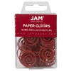 JAM PAPER - Clips circulares para papel (50 unidades), color