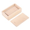 USB 2.0 Custom Primitive Simplicity Maple Wood USB Square Box