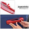 JeCar Red Door Handle Cover Trim Fit for Dodge RAM